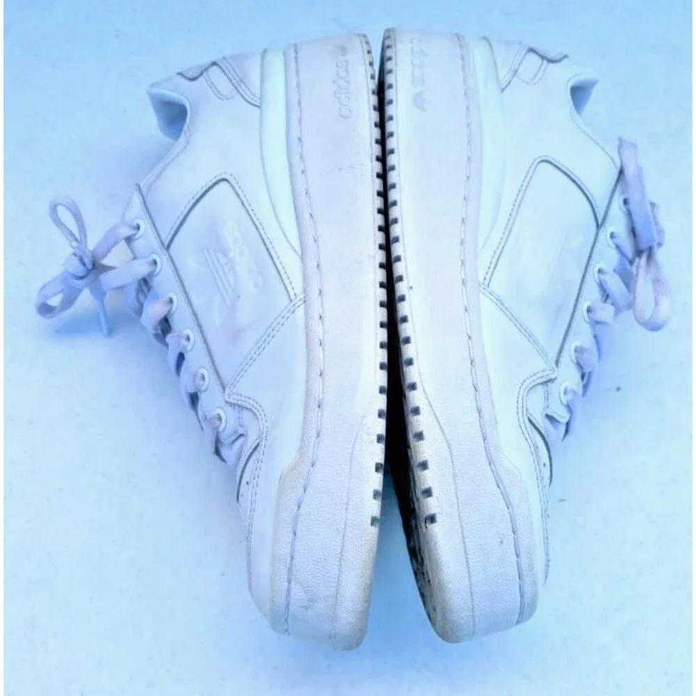 Adidas Shoes Womens Forum Bold FY9042 White Leather Comfort Sneakers - Size 9.5
